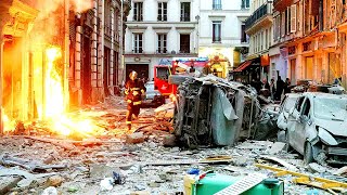 BSPP  Au COEUR dune EXPLOSION à Paris Avec Les Pompiers De PARIS [upl. by Nerag995]