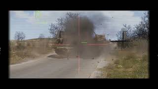 T90 Tank Footage Before Destruction  Massive Attack on Ukrainian Artillery [upl. by Hadik447]