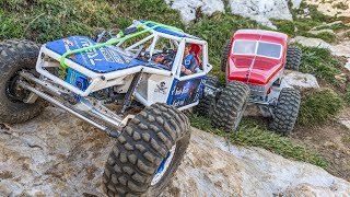 Axial Capra Full Rock Pirates Power Wagon F9 Vanquish portal axles [upl. by Fabozzi]