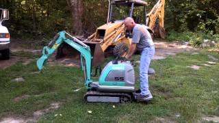 Kobelco mini micro Excavator SS1 [upl. by Sorrows955]