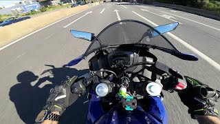 TOP SPEED Yamaha R125 2024 ASMR 4K 60fps [upl. by Aihsekal]