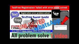 text free 1005 problem how to create unlimited WhatsApp and telegram account [upl. by Annaor]