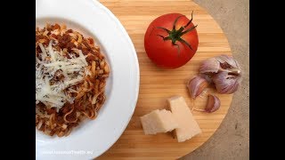 Making Spaghetti Bolognese Italian Sauce Recipe [upl. by Tades]