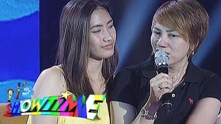 Its Showtime Heart to heart talk between Mommy Pastillas and Pastillas Girl [upl. by Adnamahs890]