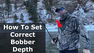 How Set Bobber Depth For Steelhead And Other Fishing [upl. by Odom]