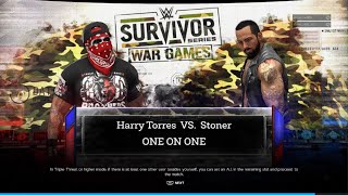 WWE 2K24 The Bigman Harry Torres vs Stoner [upl. by Cilegna]