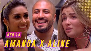 ALINE OU AMANDA AS DONAS DO CORAÇÃO DE FERNANDO NO BBB15  BIG BROTHER BRASIL 15 [upl. by Richia]