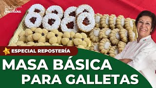 MASA BÁSICA PARA VARIEDAD DE GALLETAS [upl. by Einnim]