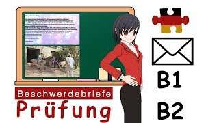 Deutsch Briefe schreiben Prüfung B1 und B2 Musterbriefe quotBeschwerdebriefe amp Reklamationenquot [upl. by Hyatt]