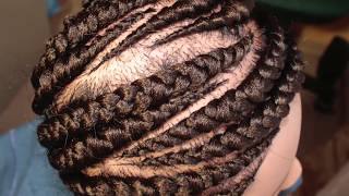 Comment Faire une Tresse Africaine  Tresse en Écaille [upl. by Inirt]