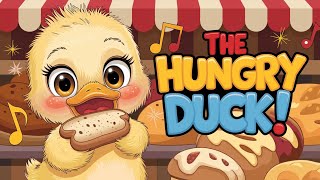 The Hungry Duck Song 🦆  Fun Kids Animation with Fluffy Duck  Nursery Rhymes amp Songs for Kids [upl. by Ailimat]