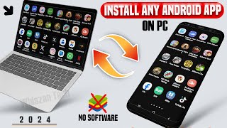 How to Install Android Apps on Windows 1011 Without Emulator Without Bluestack  Android App on PC [upl. by Timi]