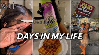 Weekly Vlog mommybusiness duties deep cleaning game night prepping cooking restocking wigs [upl. by Timofei]