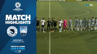 NPL NSW Mens Round 15 Fixture – Sutherland Sharks v Sydney FC [upl. by Etteloc]