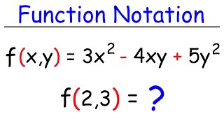 Evaluating Functions  Basic Introduction  Algebra [upl. by Dragde322]