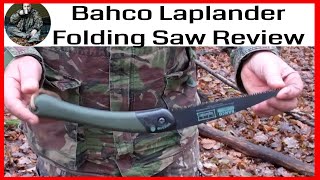 Bahco Laplander Folding Saw  full test demo and review of this pocket survival  bushcraft gear [upl. by Mcginnis]