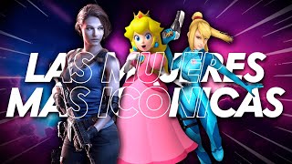 Las MUJERES MÁS ICÓNICAS de los videojuegos De DAMISELAS en APUROS a FORMIDABLES GUERRERAS [upl. by Hanala]