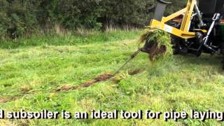 Mole Plough Subsoiler from BSG Tractors amp Machinery [upl. by Onurb]