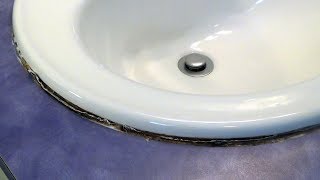 How to ReCaulk a Sink [upl. by Dorena435]