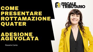 Come richiedere la rottamazione quater delle cartelle esattoriali  definizione agevolata  tutorial [upl. by Brout118]