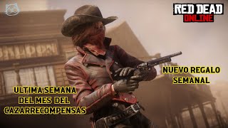 CUARTA SEMANA DEL CAZARRECOMPENSAS💥NUEVO REGALO SEMANAL🤯 Y MAS EN RED DEAD ONLINE🤠🐎 [upl. by Bergmans455]