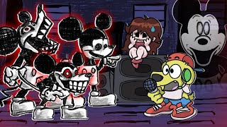 MICKEY HORROR MODE Friday Night Funkin vs MICKEY MOUSE REMASTERED FNF Mods 83 [upl. by Nnylirret]