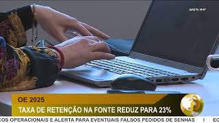 DI  A RETENÇÃO NA FONTE E PAGAMENTO POR CONTA DOS TRABALHADORES INDEPENDENTES DESCE EM 2025 [upl. by Llehctim118]