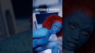 Mystique Makeup Look 🎨 FX Halloween Makeup makeup makeuptutorial makeupartist [upl. by Notsirk]