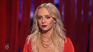 Americas Got Talent 2021 Madilyn Bailey Sings emotional song for grandmother Howie disses her [upl. by Nanette]