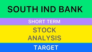 SOUTH IND BANK SHARE ANALYSIS TARGET UPDATE🛑SHORT TERM TARGET UPPER CIRCUIT HIGH RETURN STOCK [upl. by Ivan]