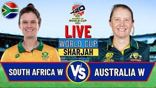 Womens T20 World Cup SEMI FINAL Australia vs South Africa LIVE [upl. by Alecia]