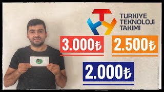 3000₺ 2500₺  2000₺ KARŞILIKSIZ BURS T3 VAKFI BURSLARI TÜRKİYE TEKNOLOJİ TAKIMI VAKFI BURSLARI [upl. by Lette293]