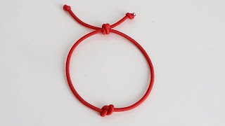 Infinity Knot Bracelet  Paracord Bracelet Tutorial [upl. by Enayd747]