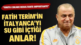 Fatih Terimin İtalyancayı su gibi içtiği anlar  quotFinito cokare resultante importantequot [upl. by Tybalt]