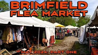 The Brimfield Flea Market Returns for 2024 Still the Biggest amp Best Flea Market Around Part One [upl. by Erdne]