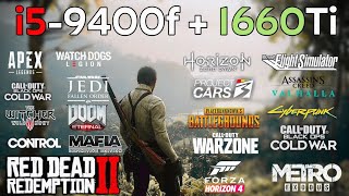 i59400f  GTX 1660Ti  Test all the Modern Games  1080p 1440p 4k [upl. by Kaczer]