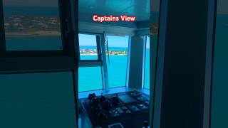 Captain viewing point Cruise ship Navigational Bridge shortsfeed youtube shorts ytshorts [upl. by Kendy]