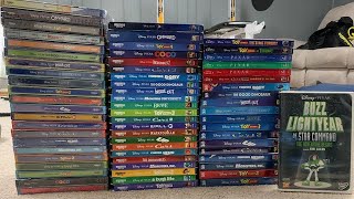 Entire Disney Bluray Collection August 2017 [upl. by Harrat]