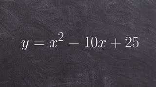 Solve by factoring when a perfect square [upl. by Zacharia]