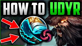 HOW TO AD UDYR amp CARRY for Beginners Best BuildRunes  AD Udyr Guide League of Legends [upl. by Baecher]