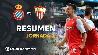 Resumen de RCD Espanyol vs Sevilla FC 02 [upl. by Fanny]