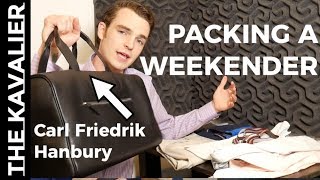 4 Day Business Trip  How to Pack a Weekender with Carl Friedrik Hanbury [upl. by Nennarb69]