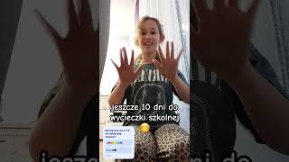 Yay jeszcze 10 dni do wycieczki szkolnej❤️🧡💛💚💙💜 [upl. by Aysahc288]