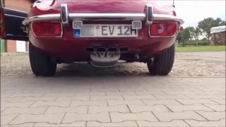 Jaguar EType V12 Growler Sound [upl. by Ahsirkal]