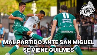 ALL BOYS NO PUDO CON SAN MIGUEL Y AHORA TOCA VISITAR A QUILMES  LA VOZ DE ALL BOYS [upl. by Malka]