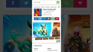 Dragon City Mod Apk Download for Android dragoncity modmenu modapk [upl. by Burnley]