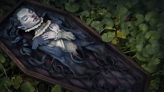 Sculpting a Vampire with Polymer Clay in a Coffin [upl. by Lehsar]