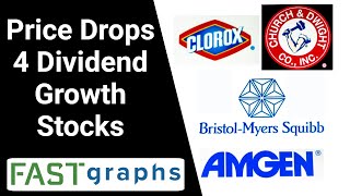 Clorox and Church amp Dwight versus Amgen and BristolMyers Squibb  FAST Graphs [upl. by Retsevlys]