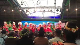 Te Maeva Nui 2019 Aitutaki Enua Drum Dance [upl. by Minda]