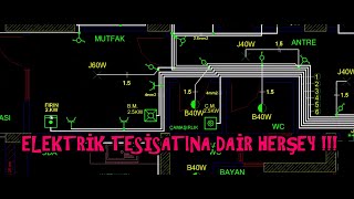 ELEKTRİK TESİSATI PROJESİ  ELEKTRİK TESİSATINI PROJE ÜZERİNDEN İNCELEME [upl. by Nazario]